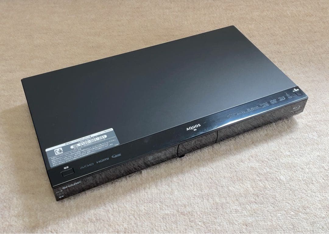 SHARP AQUOS BD-W1200 1TB ブルーレイレコーダー