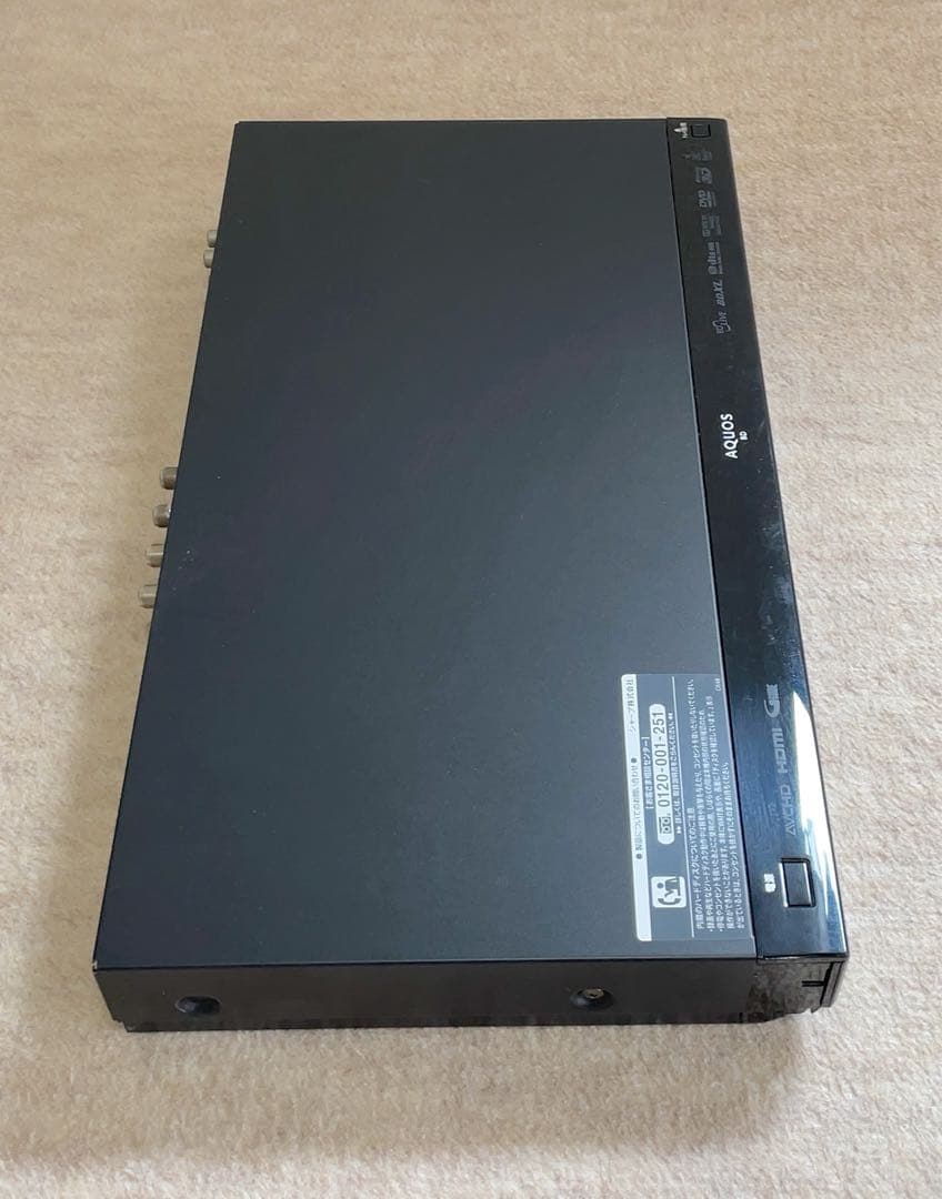 SHARP AQUOS BD-W1200 1TB ブルーレイレコーダー