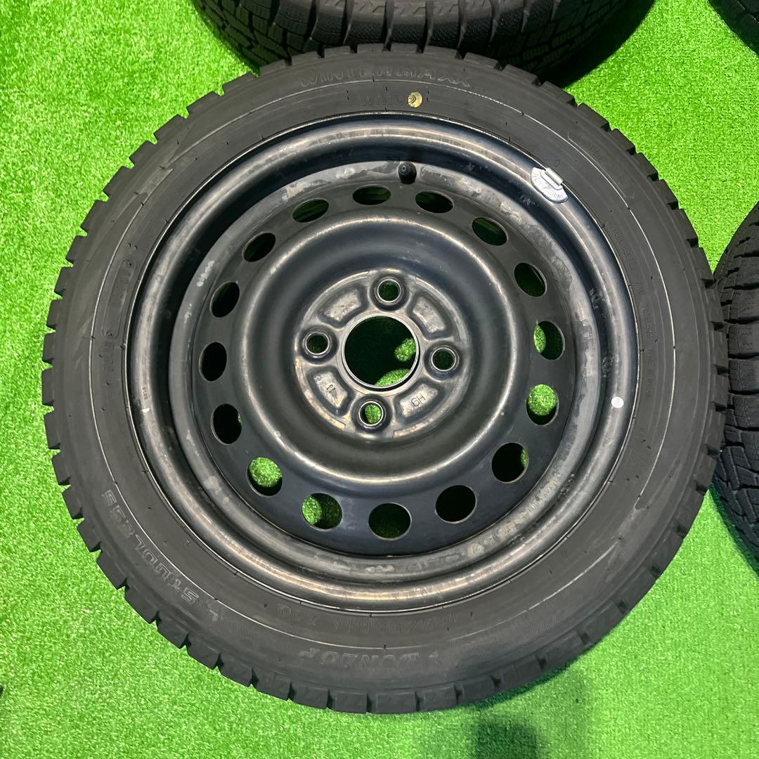 ゆずぴまま ① 2本 165/55R14 深溝スタッドレスセット！