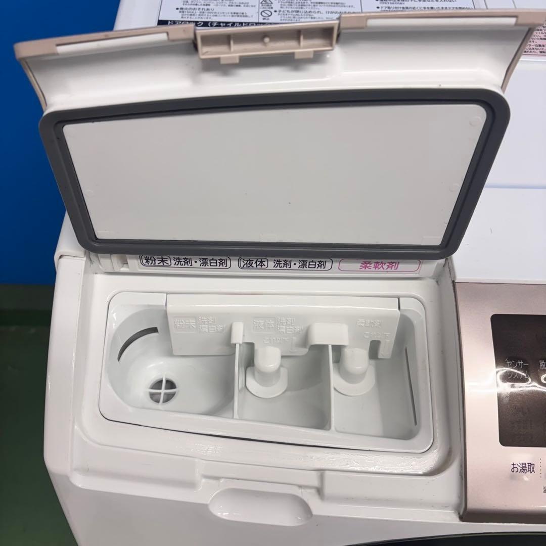 602 日立ビッグドラム　ヒートポンプ式　乾燥機能付き　11／6キロ　左開き