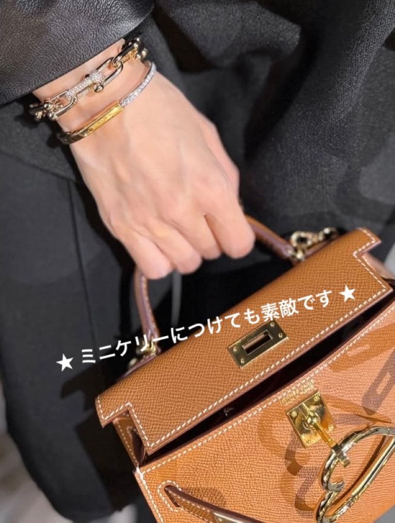 【新品】BASICS GOLD PLATING HEART CARABINER