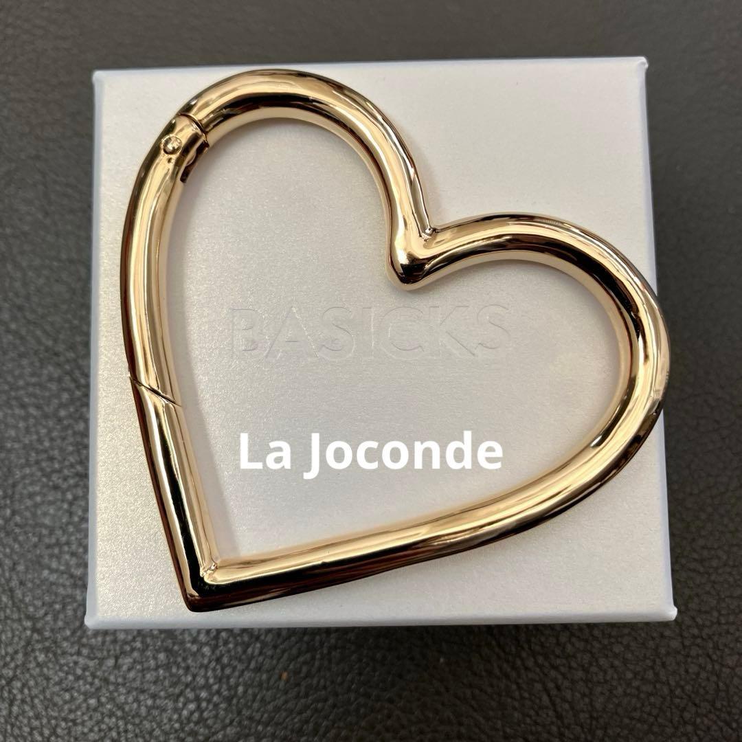 【新品】BASICS GOLD PLATING HEART CARABINER