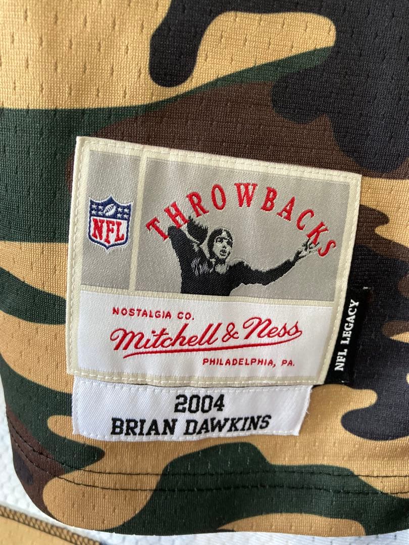 ミッシェル&ネス レガシーコレクション 20 DAWKINS イーグルス 迷彩