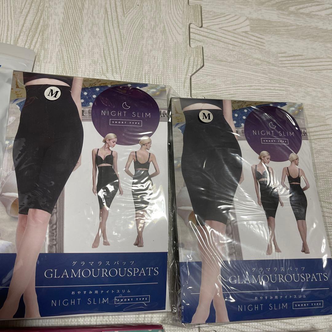 グラマラスパッツ　スパッツ レギンス スリムコルセット セット