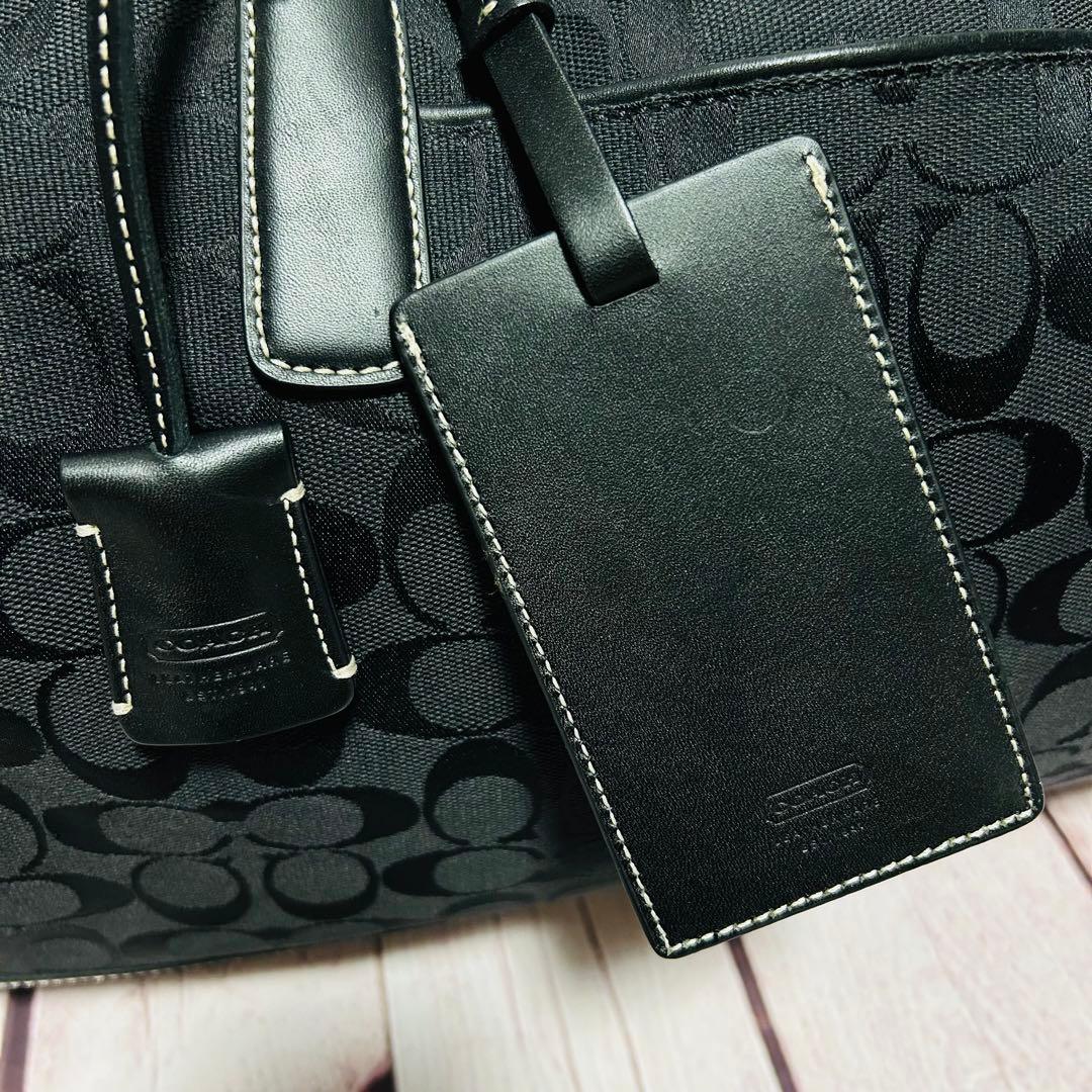 【COACH】 メンズ ボストンバッグ シグネチャー 旅行 2Way 鍵付き