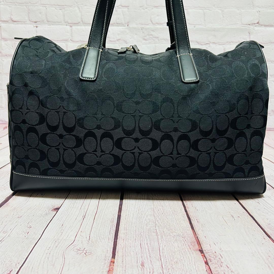 【COACH】 メンズ ボストンバッグ シグネチャー 旅行 2Way 鍵付き