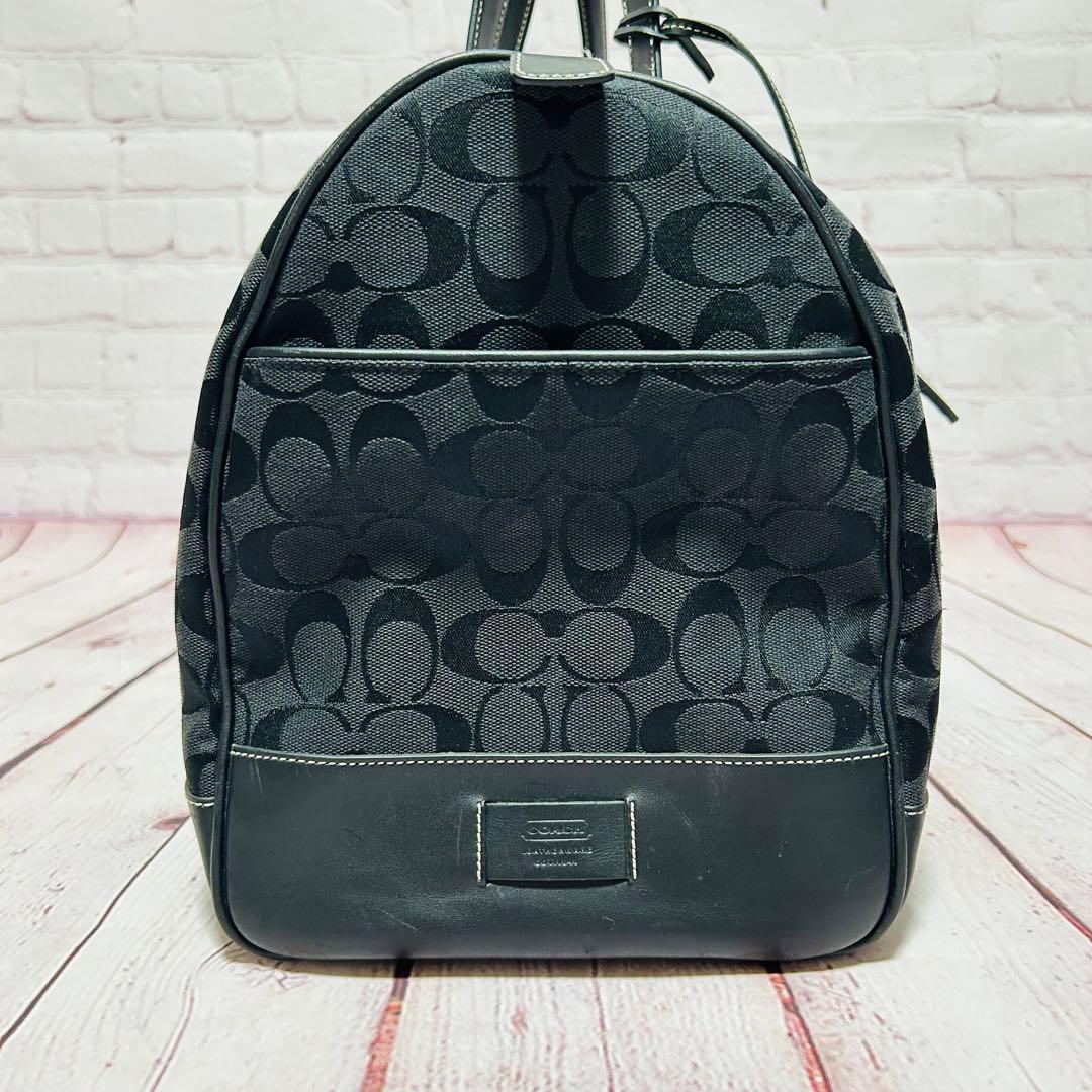 【COACH】 メンズ ボストンバッグ シグネチャー 旅行 2Way 鍵付き
