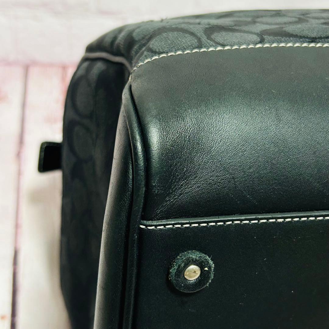 【COACH】 メンズ ボストンバッグ シグネチャー 旅行 2Way 鍵付き