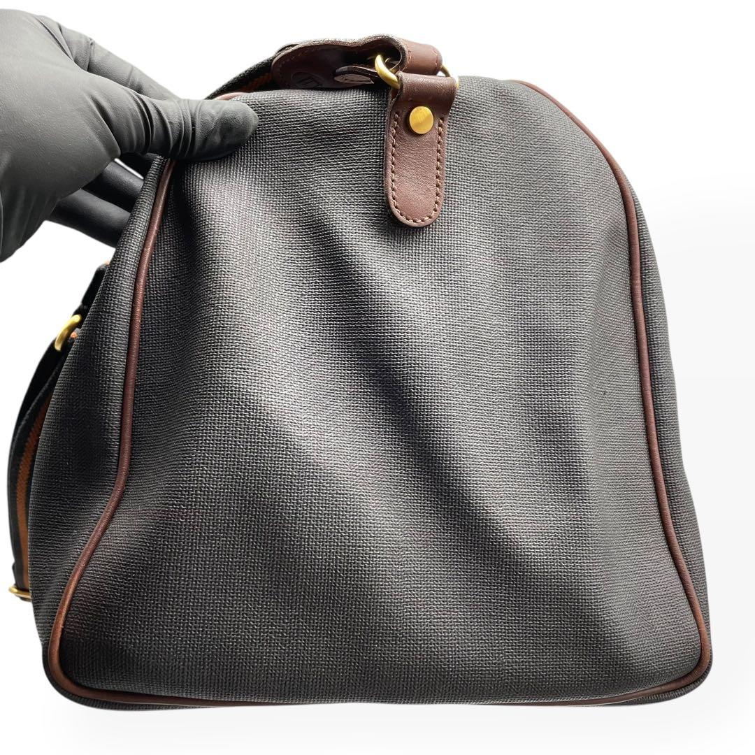 美品　dunhill　ダンヒル ボストンバッグ　大容量　ショルダーストラップ