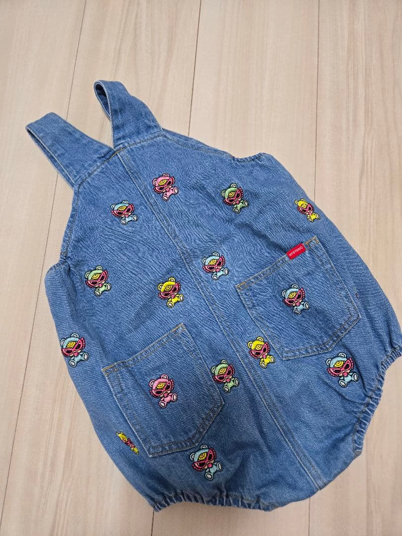 m*認様 ヒスミニ♡テディ刺繍だるまサロペット