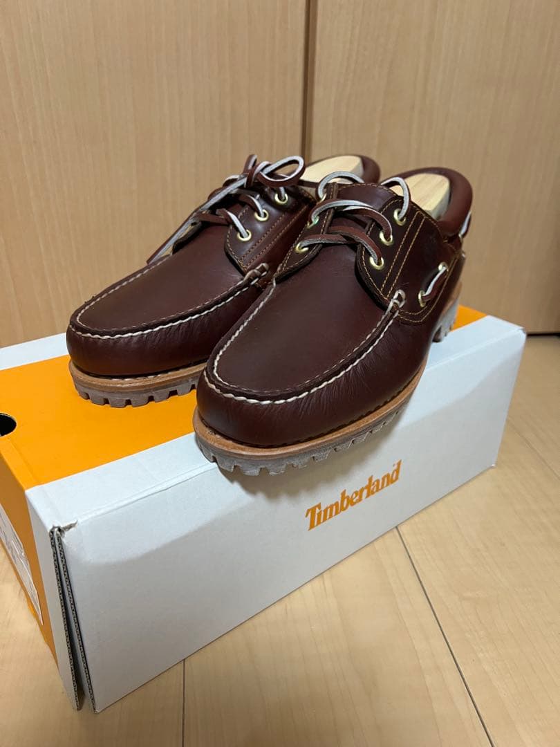 26cm Timberland 3-Eye Classic Lug バーガンディ