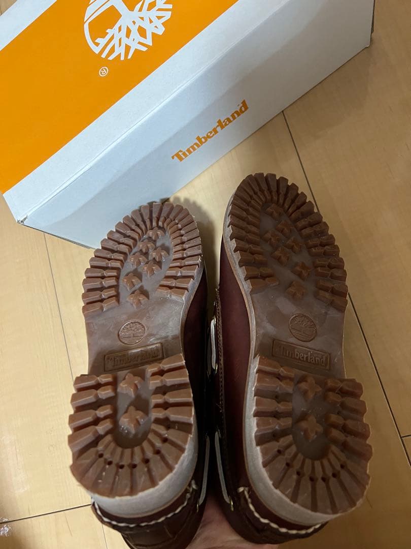 26cm Timberland 3-Eye Classic Lug バーガンディ