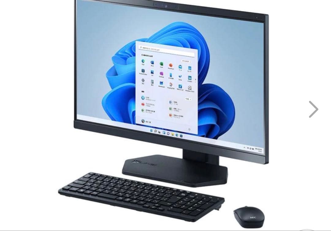 NEC 23.8型 デスクトップパソコン LAVIE PC-A2366DKB