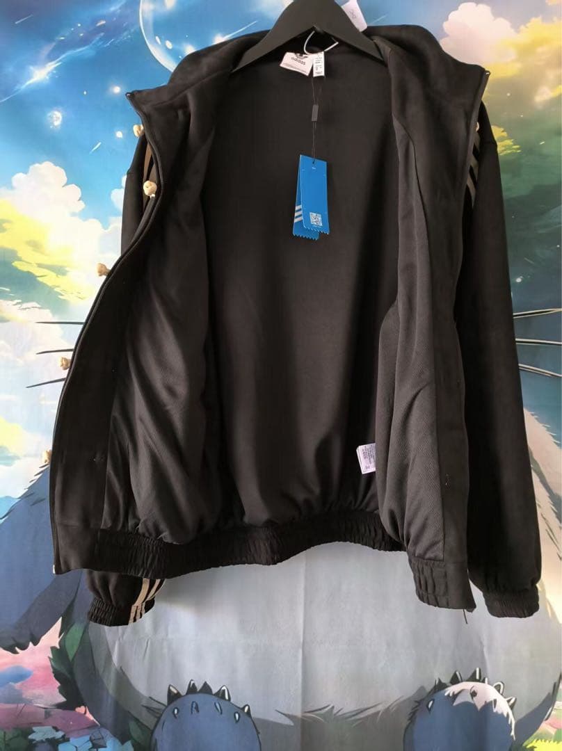 中国限定 アディダス 蛇年トラック スエード ジャケット ブラック S