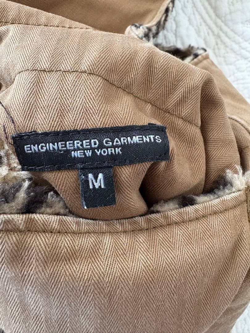 青柳徹子さん専用EngineeredGarmentesヒョウ柄リバーシブルベスト