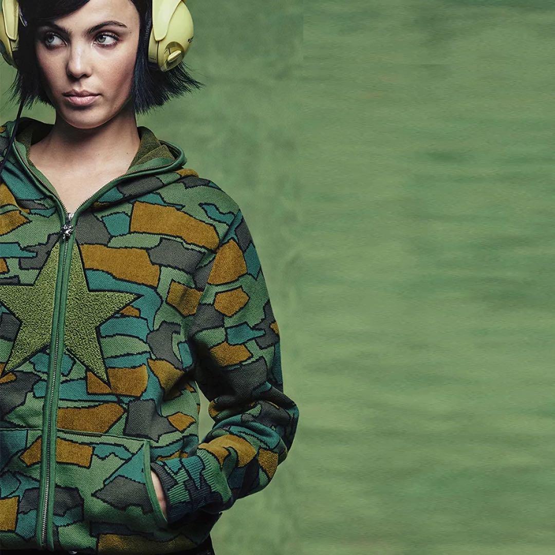 廃盤Heaven by Marc Jacobs 迷彩柄パーカー　XG JURIN