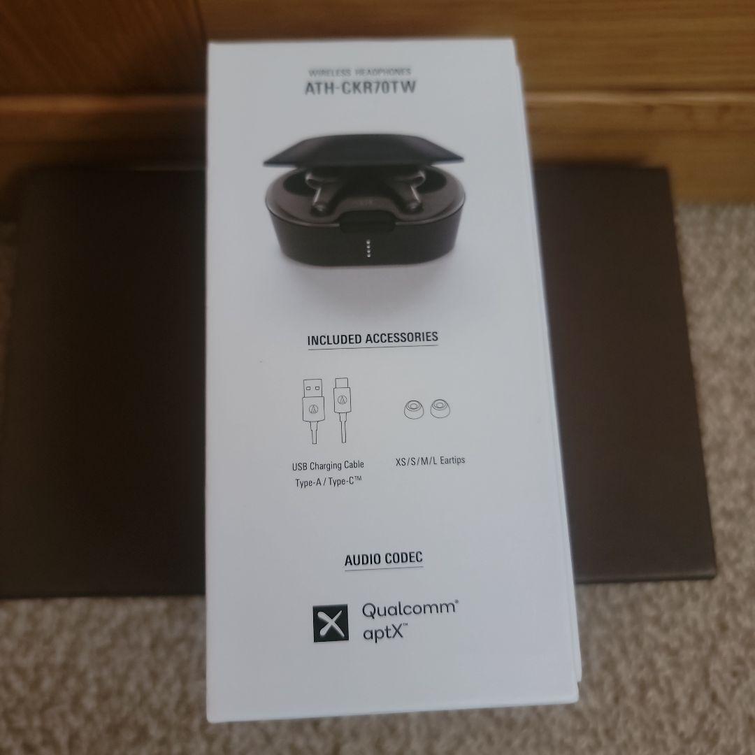 【audio-technica】ATH-CR70TW ✴ワイヤレスイヤホン✴箱有