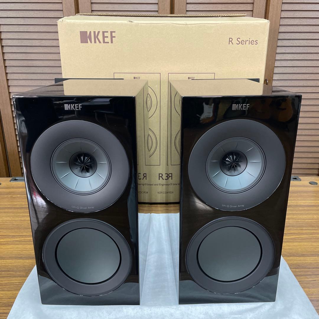 KEF Rシリーズ ／ KEF R3 (ブラックグロス)(2台ペア)