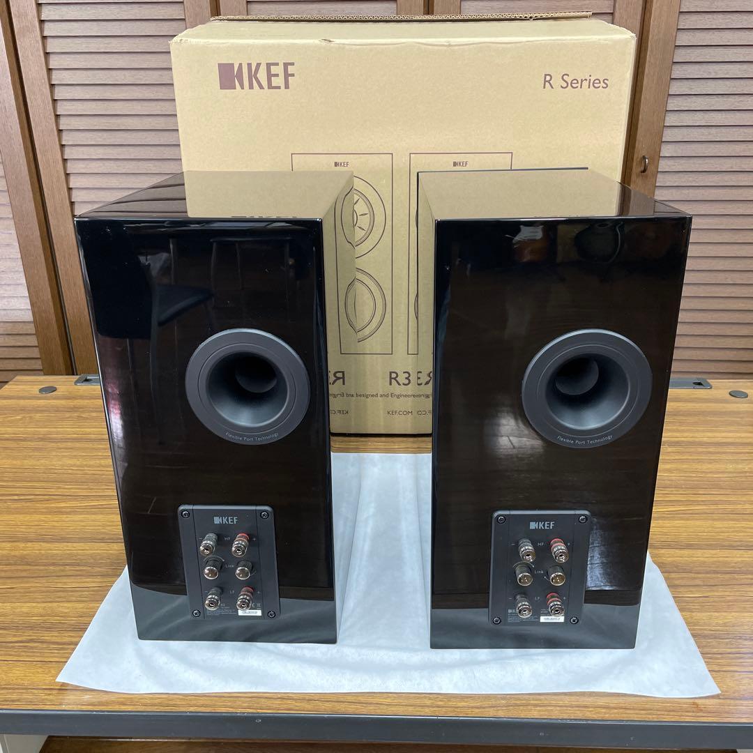 KEF Rシリーズ ／ KEF R3 (ブラックグロス)(2台ペア)