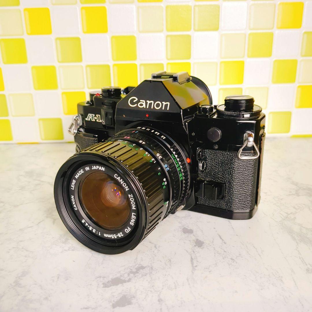 完動品★ Canon キャノン A-1 一眼レフ フィルムカメラ レンズ セット