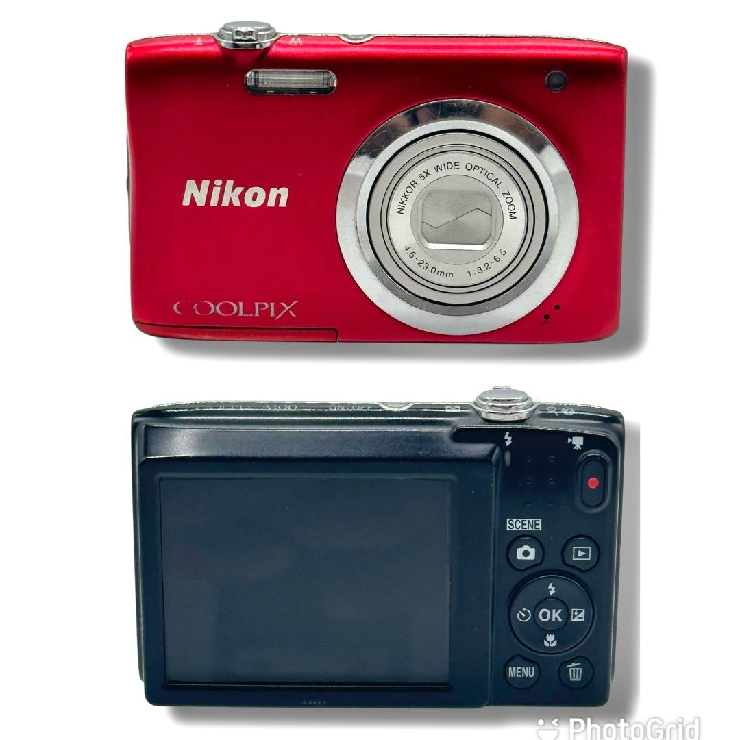 《美品・動作良好》Nikon Coolpix A100 コンパクトデジカメ