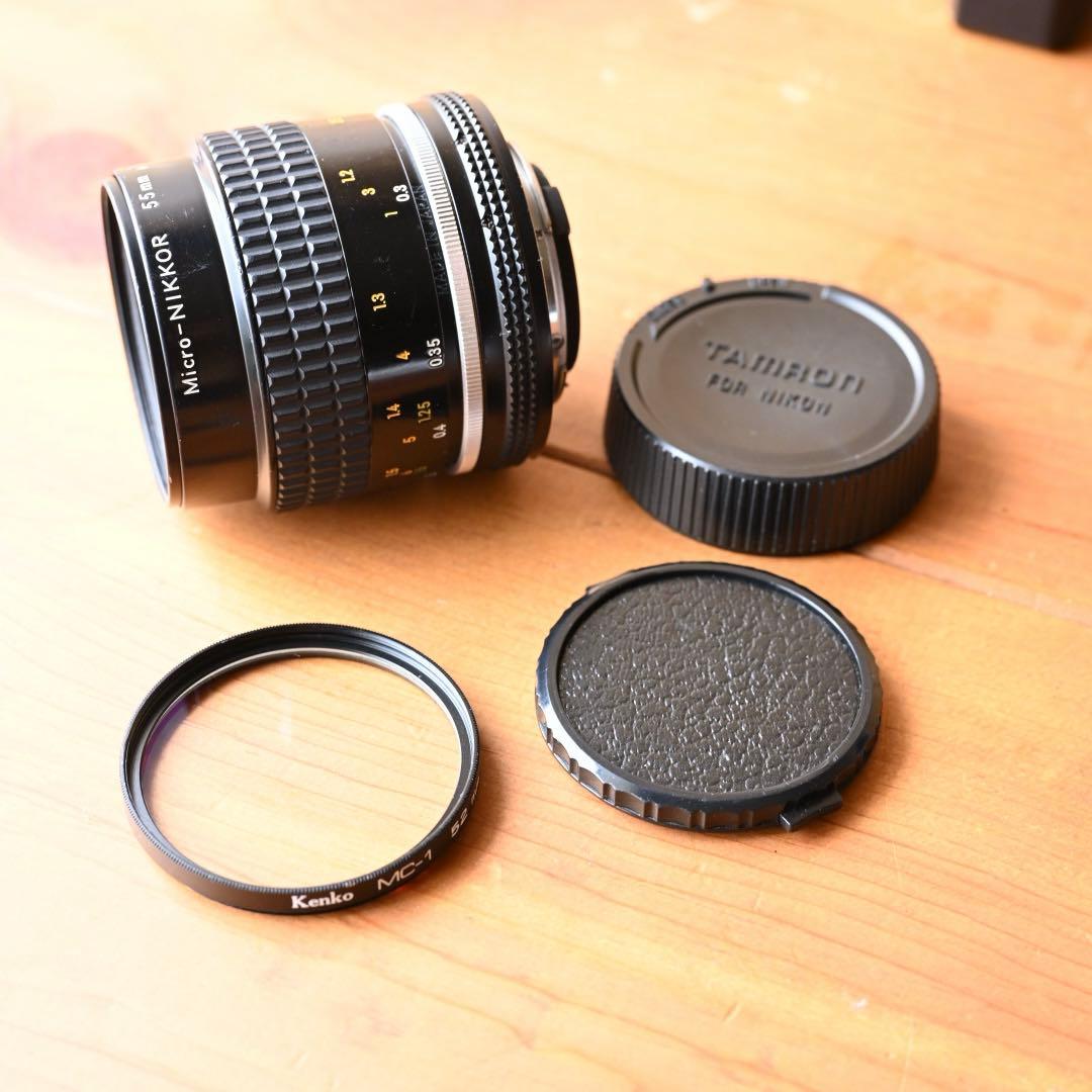 中古　オールドレンズ　Ai Micro-Nikkor 55mm f2.8 S￼