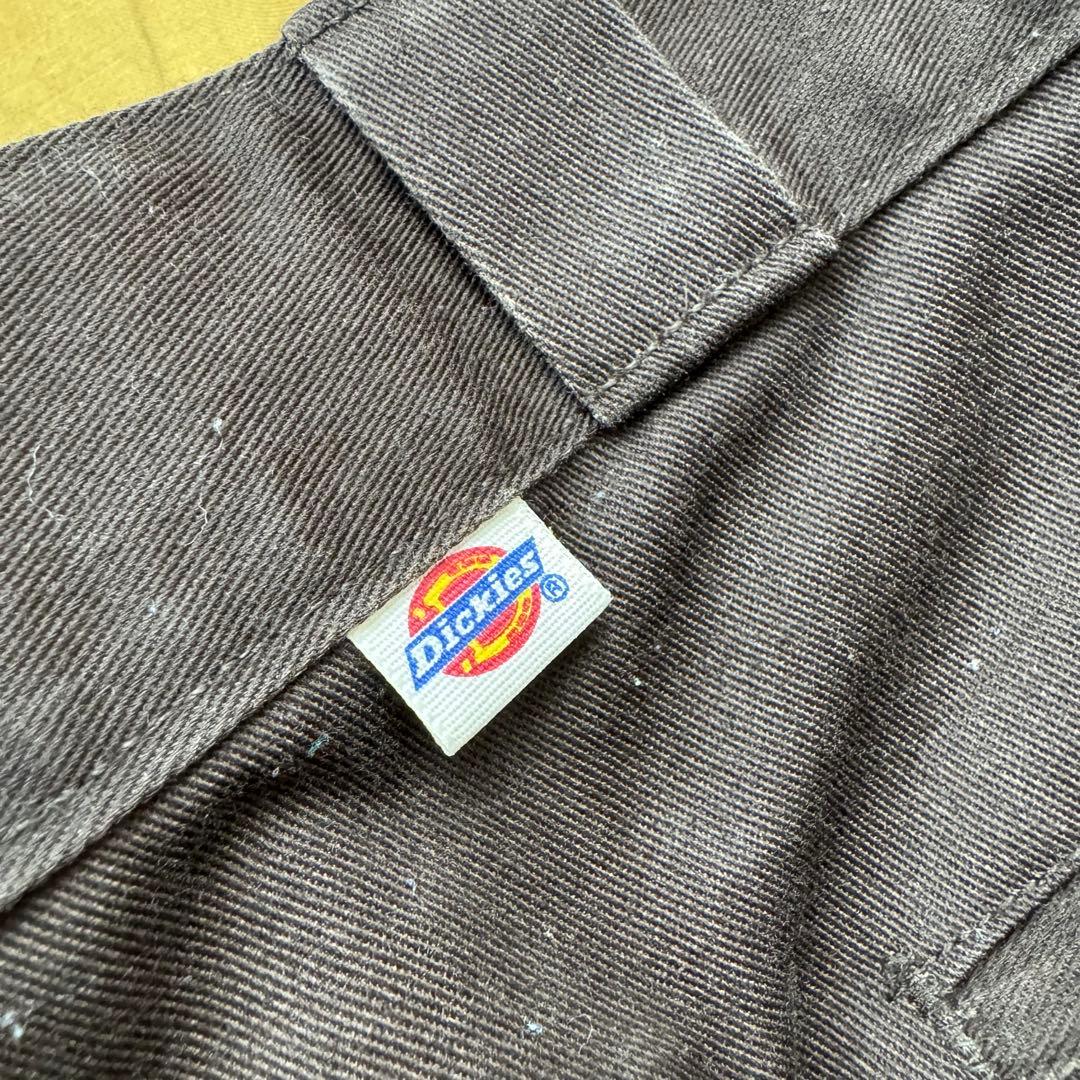 dickies チビタグ　USA製　874 ダークブラウン　W42 L29