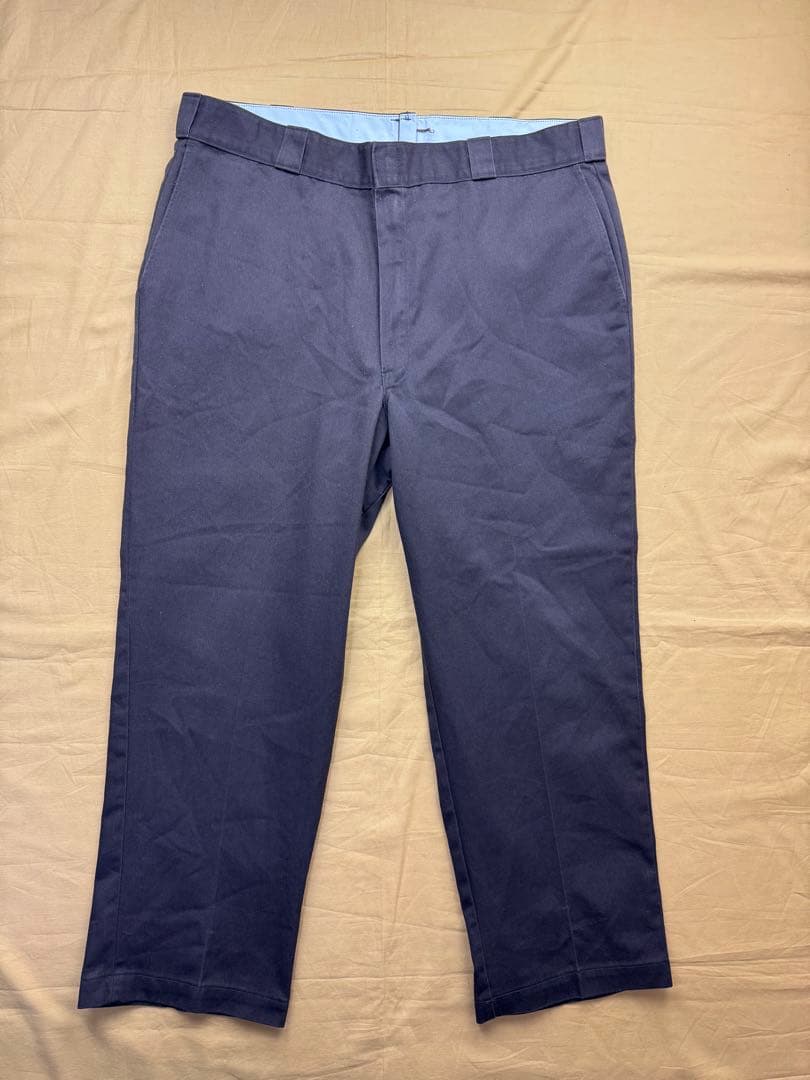 dickies チビタグ　USA製　874 ダークブラウン　W42 L29