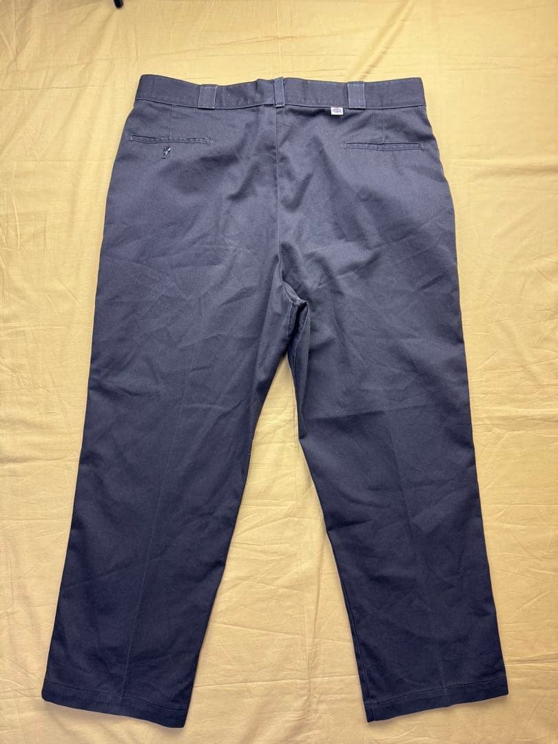 dickies チビタグ　USA製　874 ダークブラウン　W42 L29