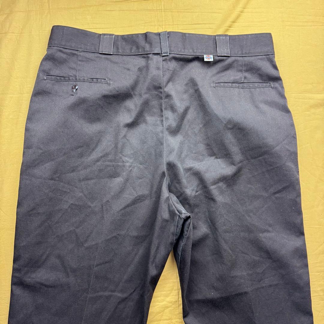 dickies チビタグ　USA製　874 ダークブラウン　W42 L29