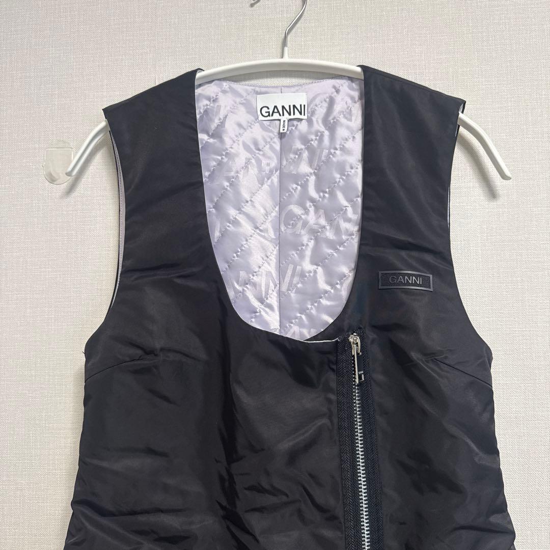 GANNI ブラック ワンピース 34