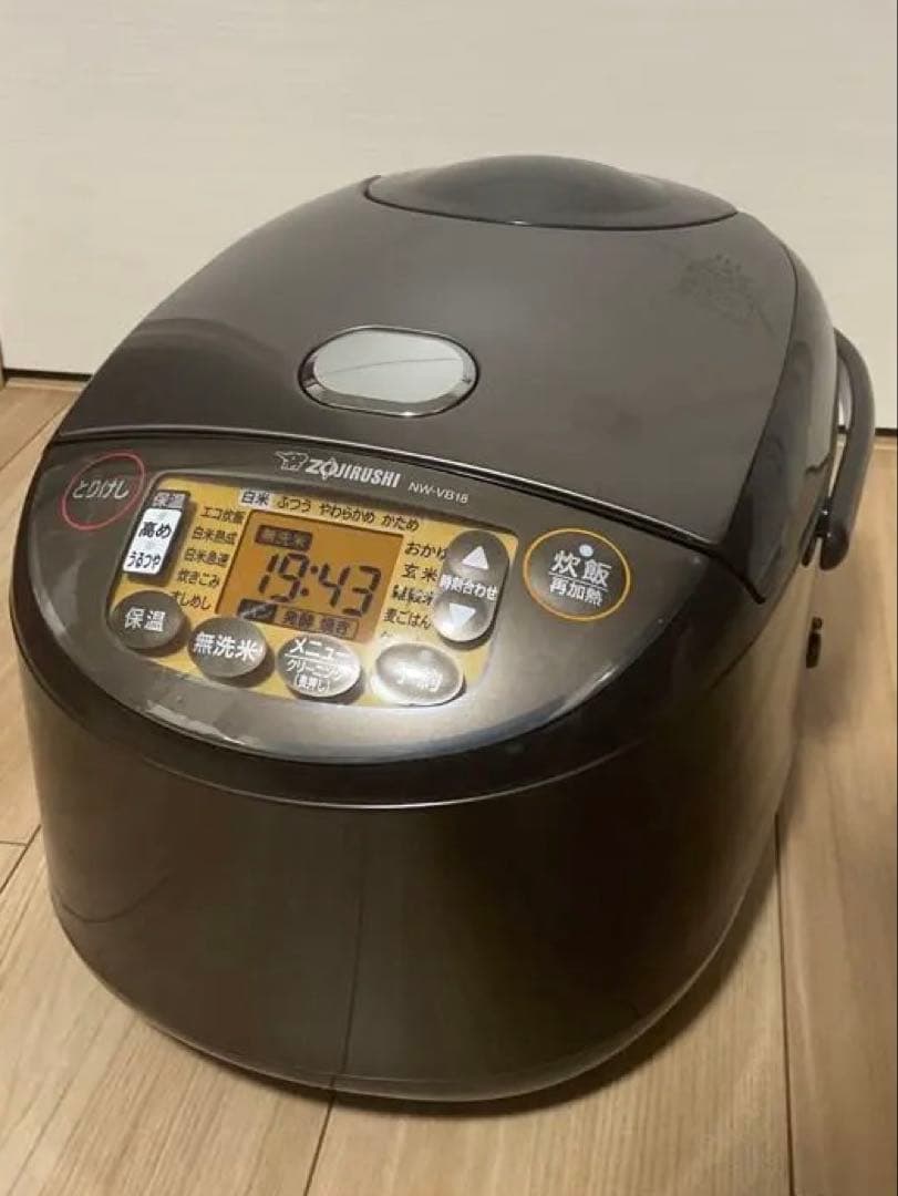 象印マホービン 炊飯器 1升 ブラウン NW-VB18-TA