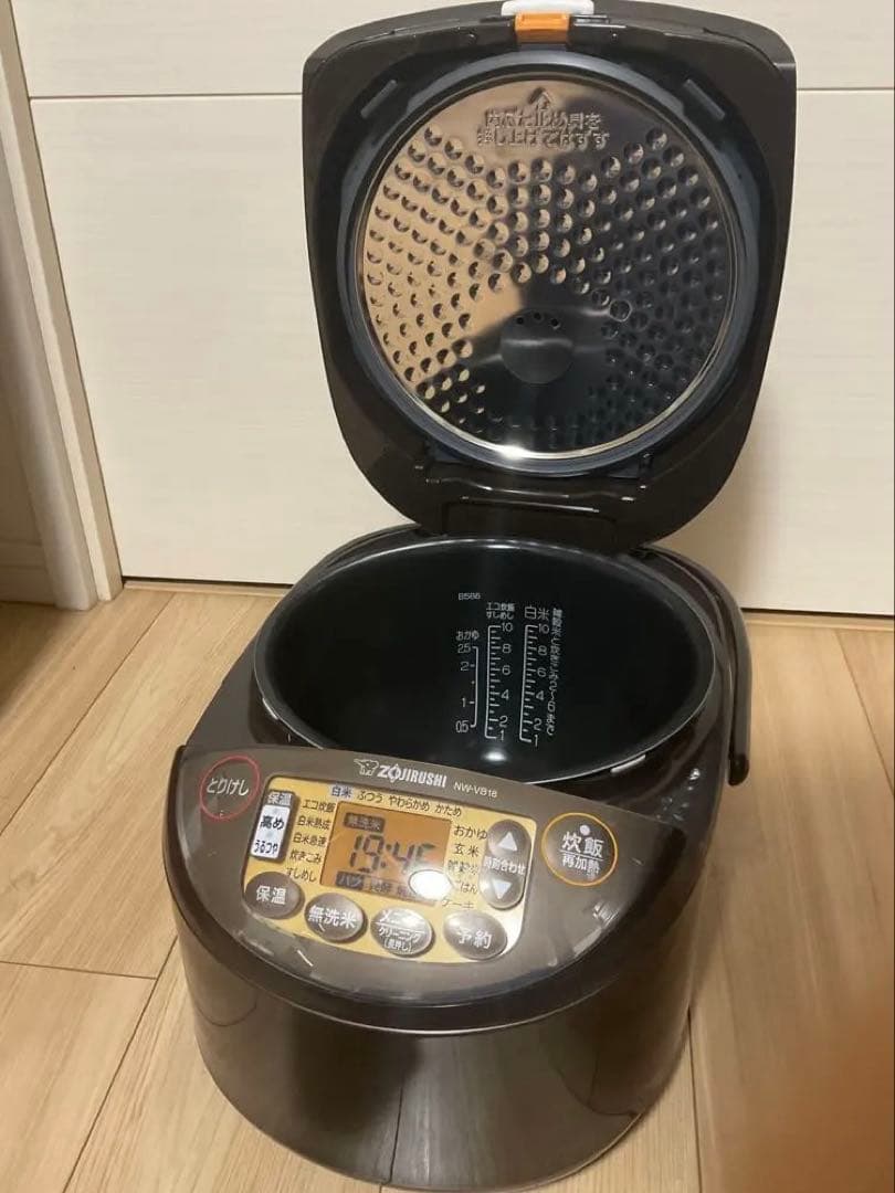 象印マホービン 炊飯器 1升 ブラウン NW-VB18-TA