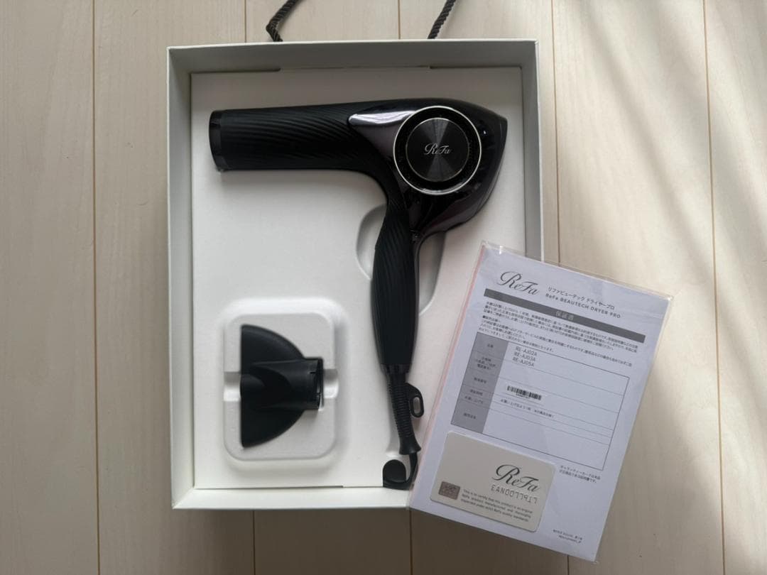 【定番】ReFa リファビューテック ドライヤープロ 箱有り RE-AJO3A