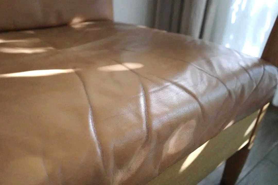 【harami 】ブラウン 本革 1人掛けソファ