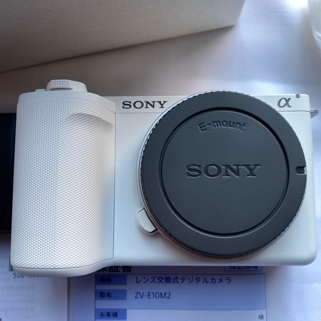 ほぼ未使用品/保証期間内/SONY/ZV-E10M2/White