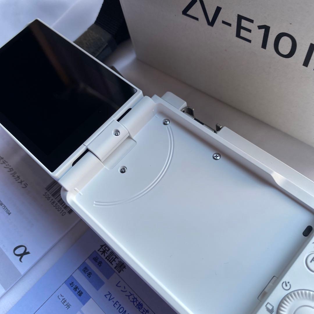 ほぼ未使用品/保証期間内/SONY/ZV-E10M2/White