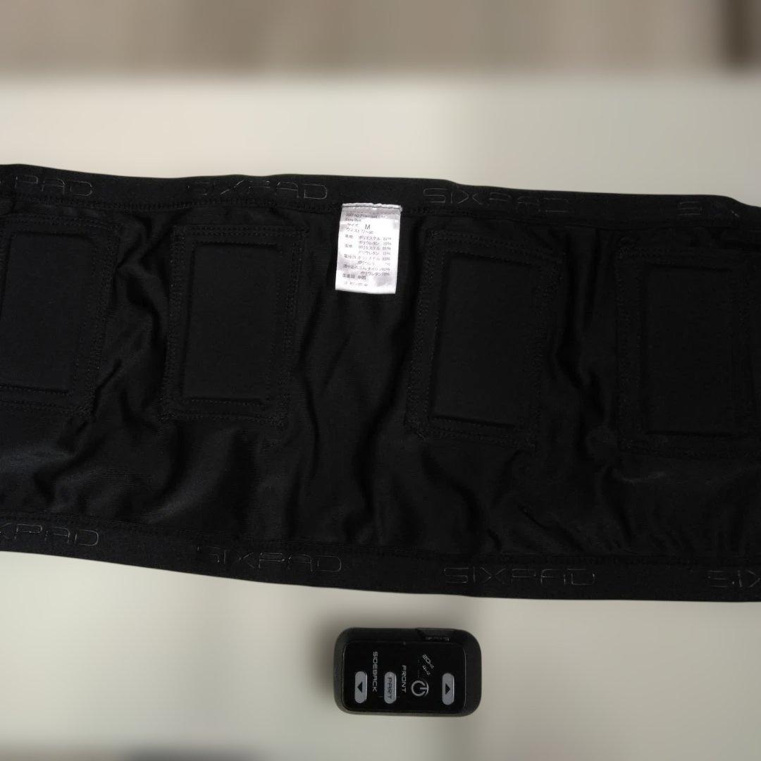 SIXPAD バワースーツライトコアベルト 　Mサイズ コントローラー付