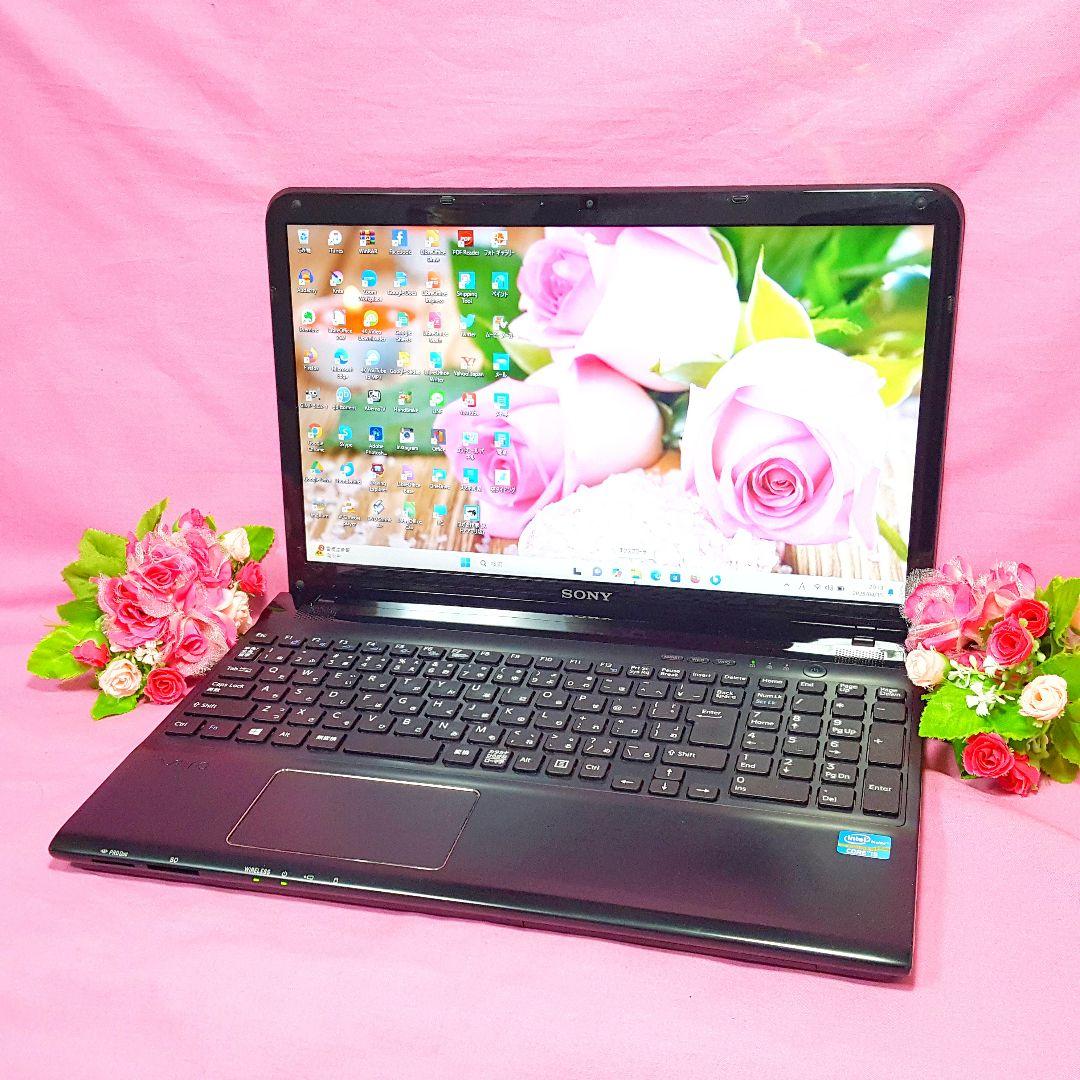 ☆Win11♡Core-i7☆SSD256G☆♡新品マウス♡SONY☆VAIO♡