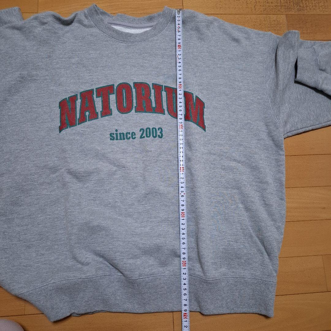 なとり　劇場スエット　College Logo Sweater　Lサイズ