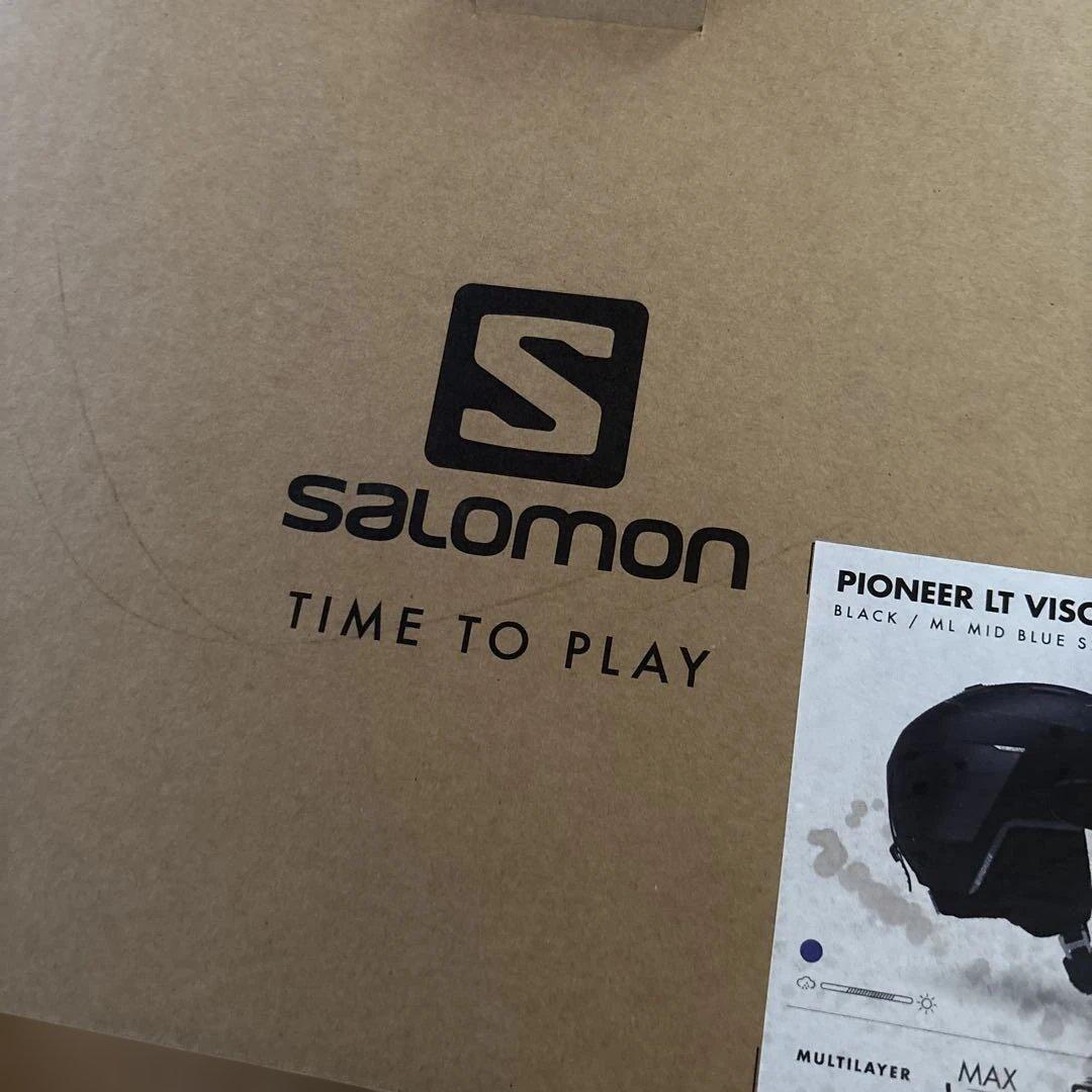 SALOMON ゴーグル付き　ヘルメット　ブラック　Lサイズ【値下げしました】