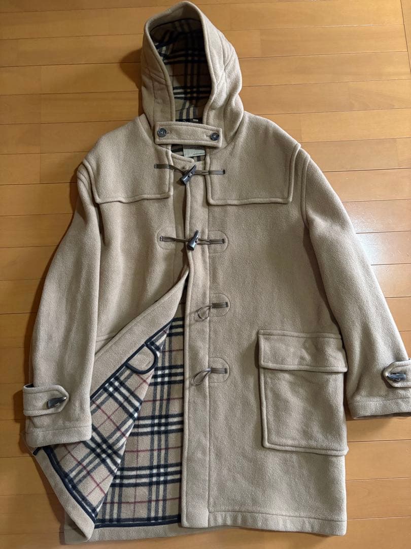 バーバリー　ロンドン　ダッフルコート　ノバチェック　サイズ50 英国製　M　7