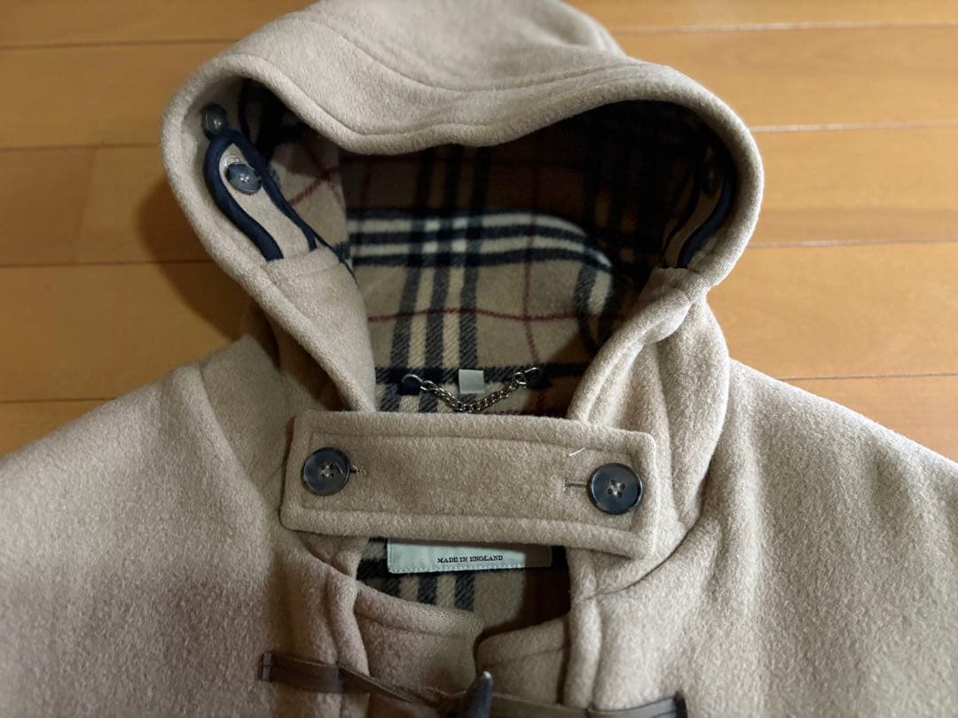 バーバリー　ロンドン　ダッフルコート　ノバチェック　サイズ50 英国製　M　7