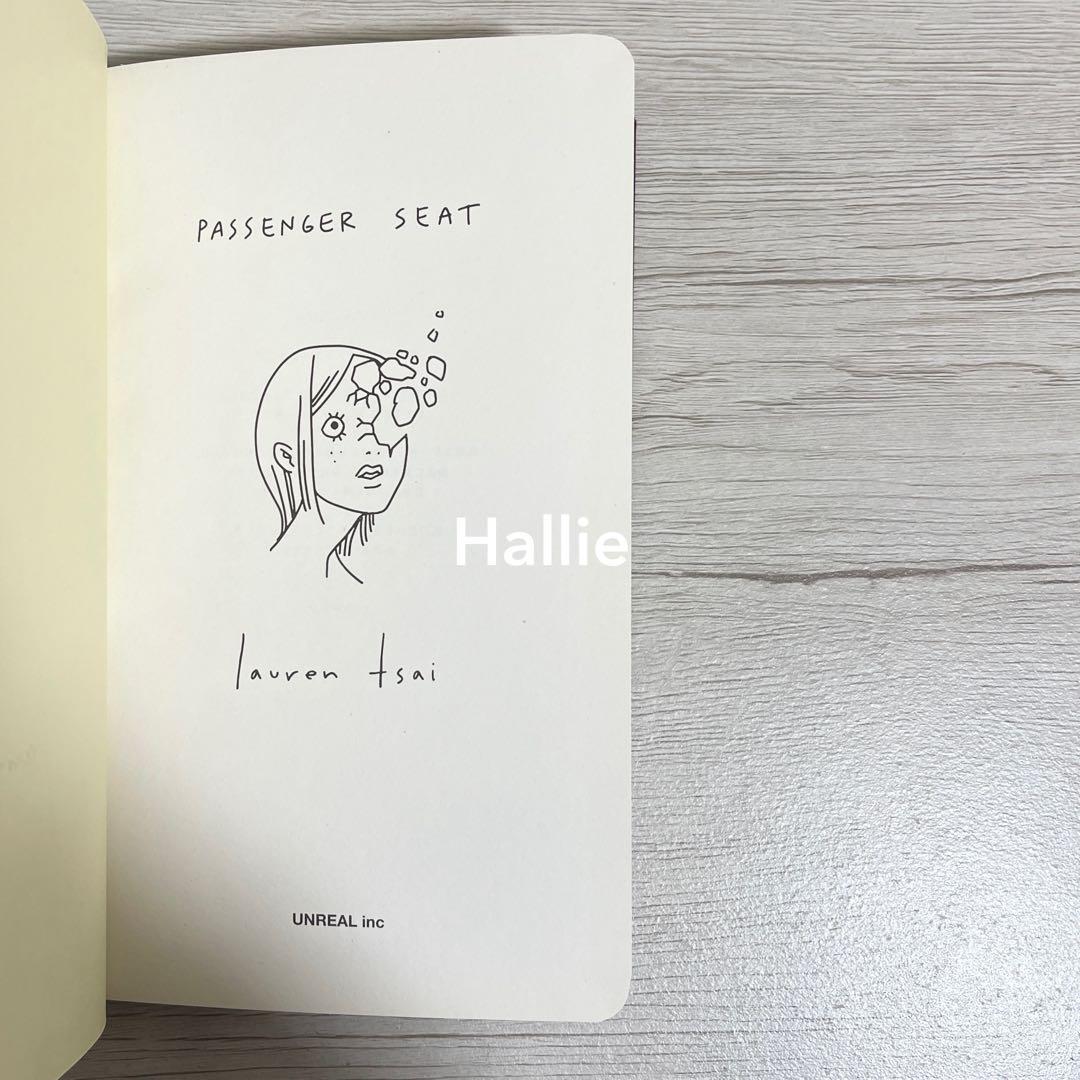 洋書 Signed サイン本 Passenger Seat ローレンサイ