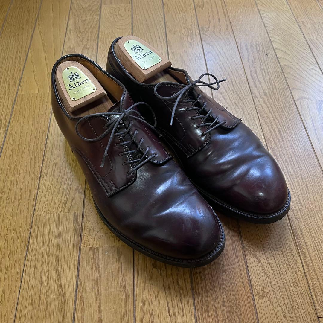 靴 Alden 53501 cordovan burgundy