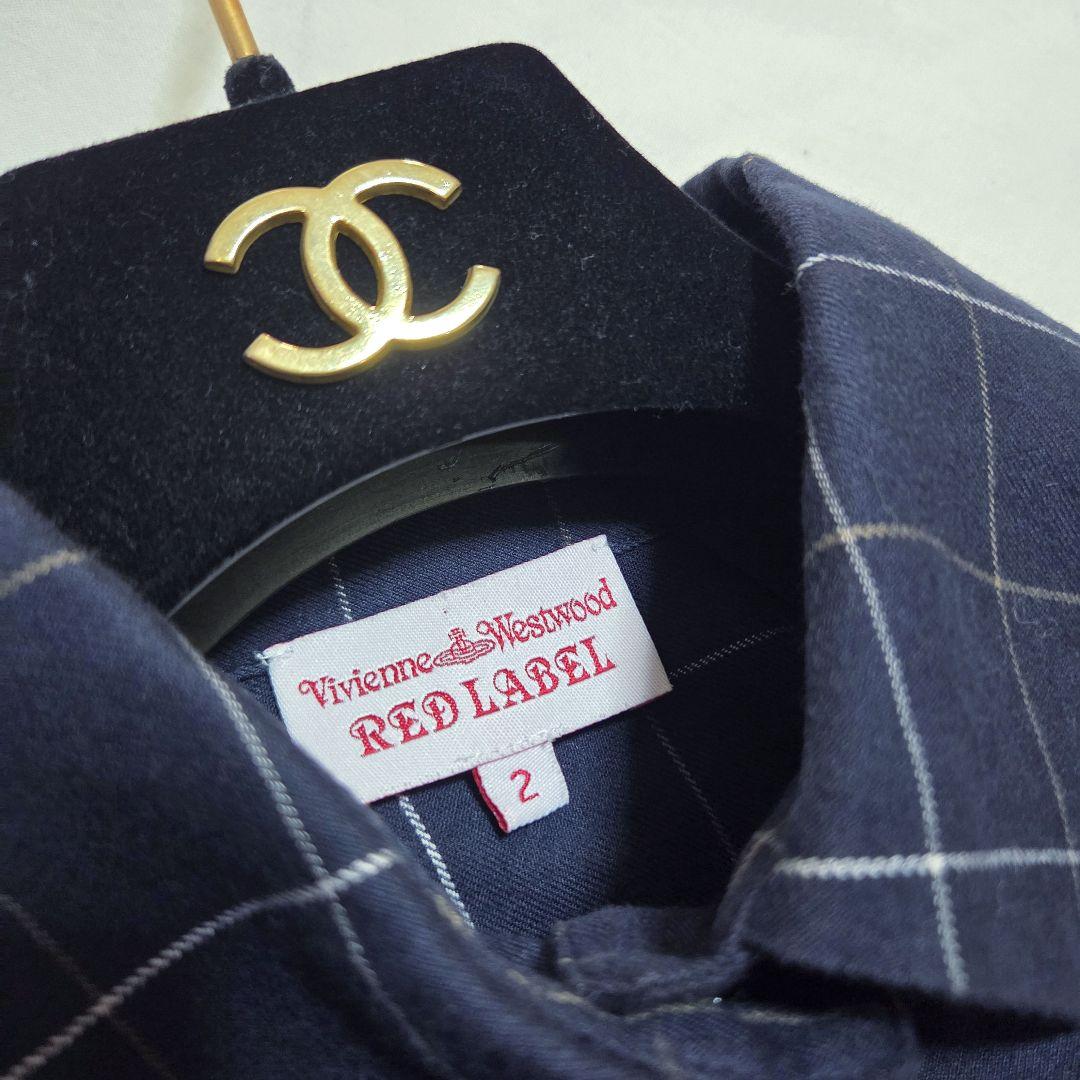 yukiさまꕤ︎︎ シャツワンピース チェック オーブ 刺繍 Aライン