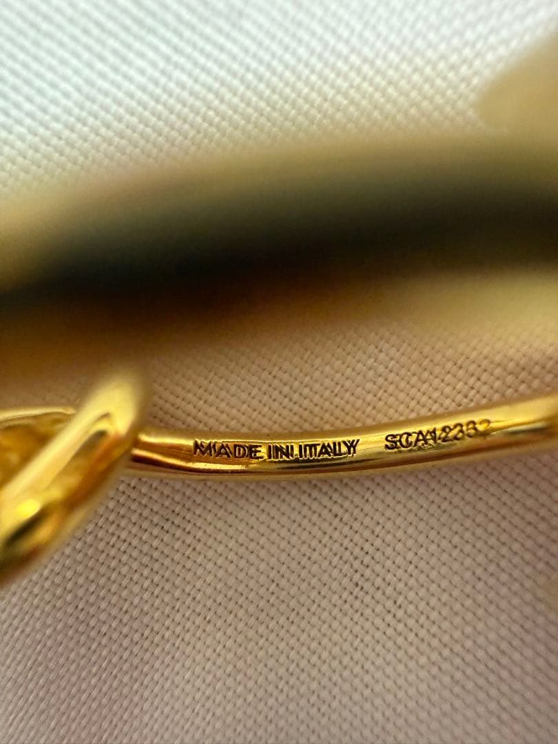 CELINE ノットスモールフープピアス 片耳