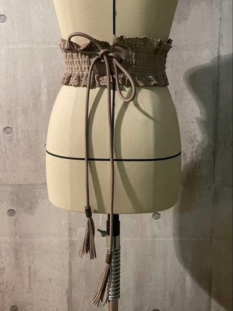 Dolce & Gabbana ドルチェ&ガッバーナ タッセルベルト キャメル