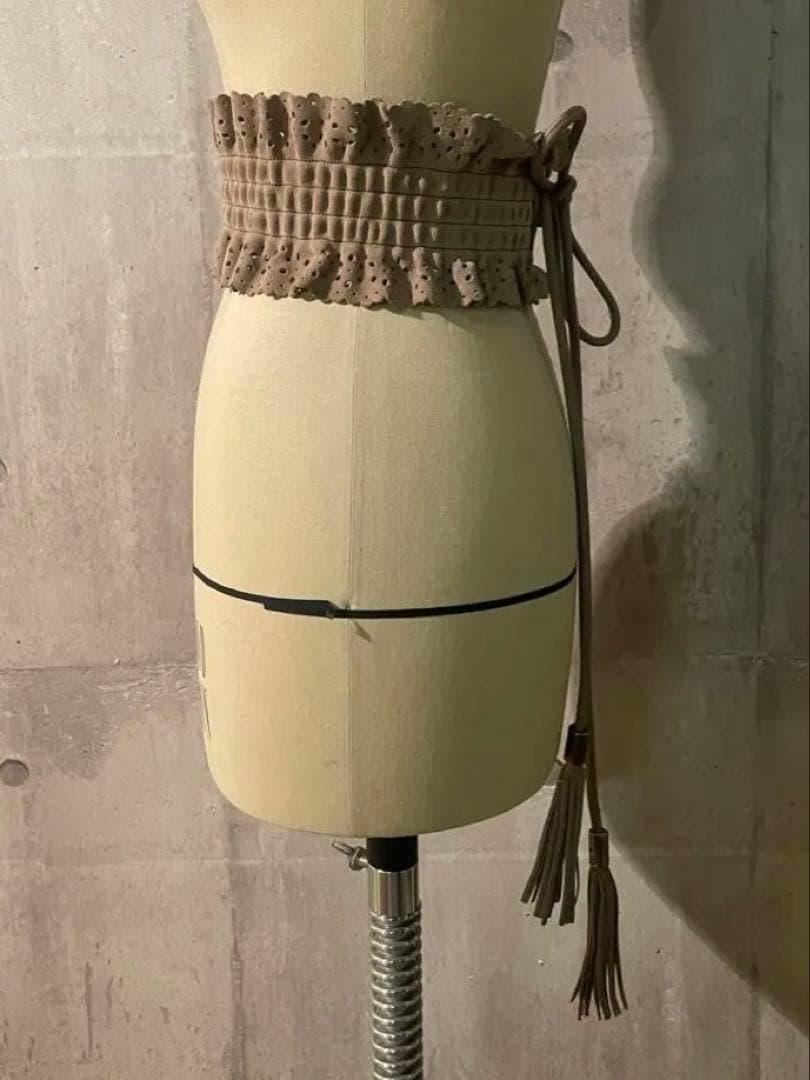 Dolce & Gabbana ドルチェ&ガッバーナ タッセルベルト キャメル