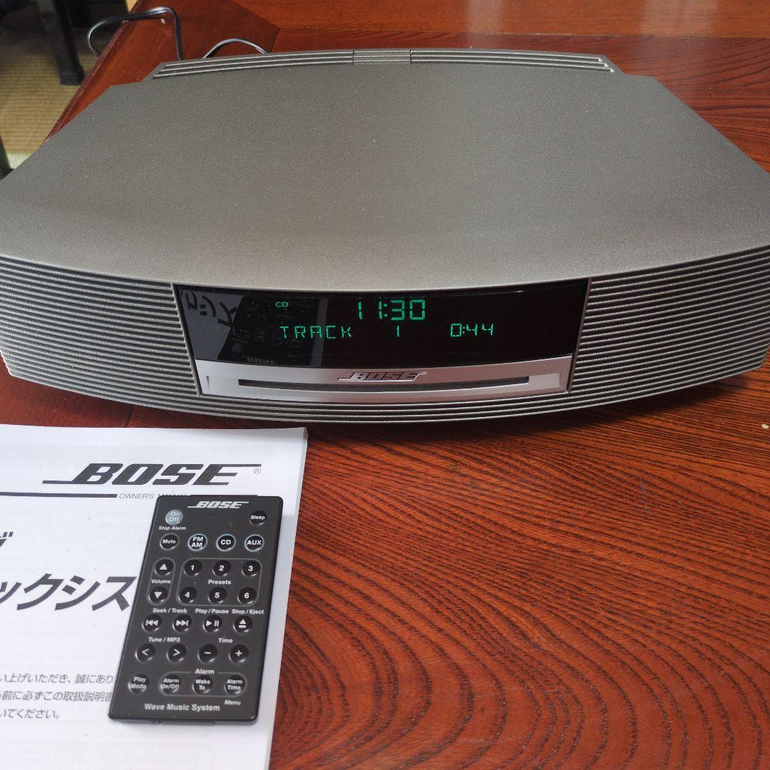 BOSE Wave Music System Ⅲ完動品ワイドFM純正リモコン取説